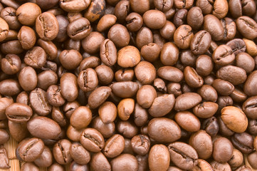 coffee beans texture