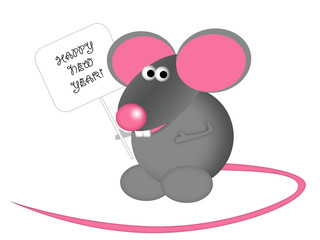 happy new year mouse