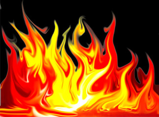 flames background