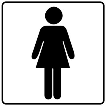 recommend clip art: toilettes femmes