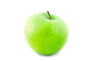 Fresh green apple isolated