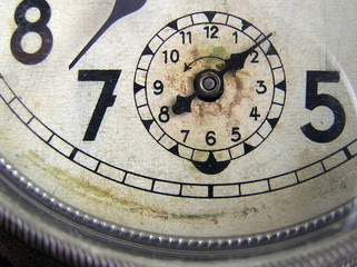 Reloj antiguo, detalle
