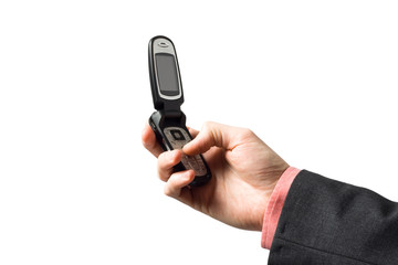 Fototapeta premium homme d'affaires qui téléphone