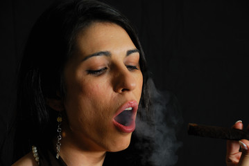 Obraz premium Smoking