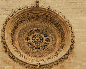 Detail on church in Palma, Mallorca in Spain © jzoran