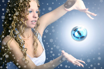 Naklejka premium new year miracle