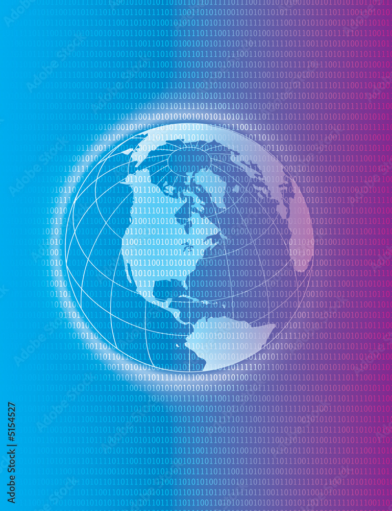 Poster internet code background