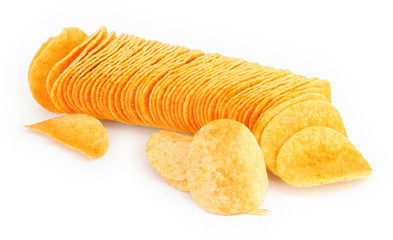 potato chips in a row