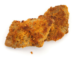 two fried cutlets