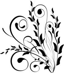 floral ornament - vector