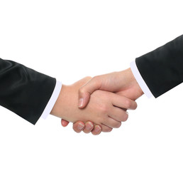 businesswomens shaking hands