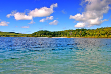 Lake McKenzie, Fraser Island, Australia..