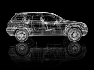 Naklejka premium concept car