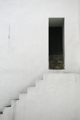 Wall and stairs