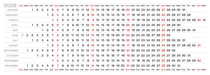 calendar 2008 (p2)