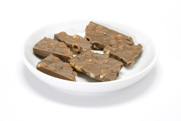 Hazelnut chocolate pieces