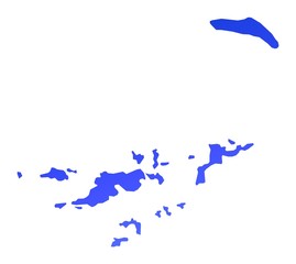 Fototapeta premium blue gradient British Virgin Islands