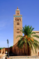 Fototapeta na wymiar Maroko, Marakesz: Koutoubia