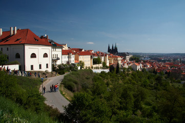 Fototapeta na wymiar Prague Castle view