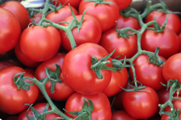 Tomatoes at Campo De'Fiori, close-up