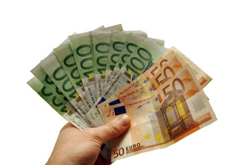 Billets euros - obrazy, fototapety, plakaty