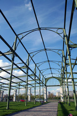 Fototapeta premium Park im ehemaligen Schlachthof, Berlin