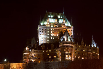 Fototapeta na wymiar Chateau Frontenac w Quebec City
