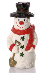 snowman with spade