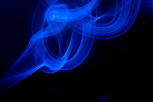 blue somoke