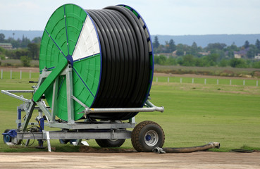 Spool of Irrigation Pipe