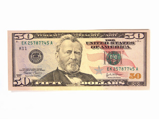 US Fifty Dollar Bills