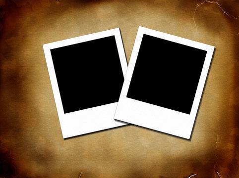 Blank photo frames