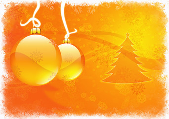 Natale decorazioni oro