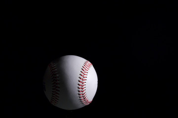 Baseball on Black