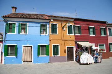 Fototapeta na wymiar Maisons à Burano