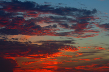 Fototapeta premium Tropischer Sonnenuntergang