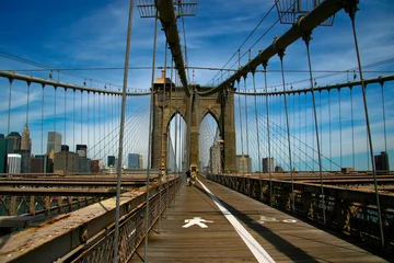 Fotobehang Brooklyn Bridge © M. Sutherland