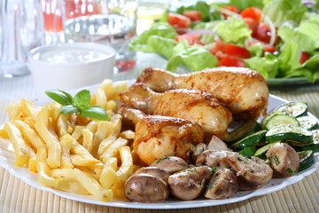Roast chicken