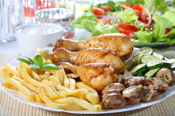 Roast chicken