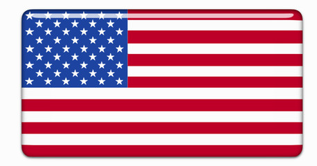 glass american flag