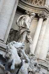 Trevi Fountain, Detail, Angle