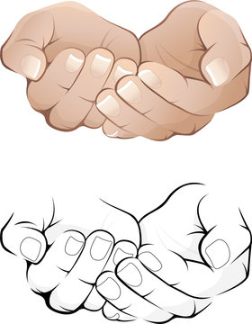 Mains, image vectorielle