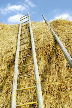 Ladder extened to the sky.