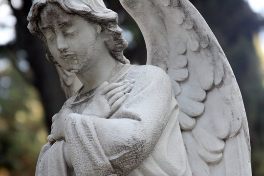 Angel Statue, Cemetery, Rome
