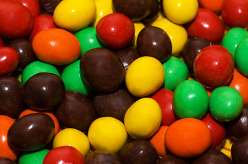 Various colourful sweets - can be used as background