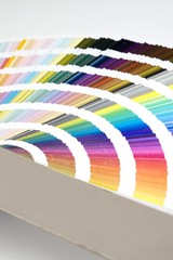 Detail of displayed color guide - chart  