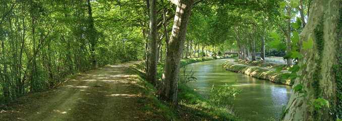 Panorama du Canal du Midi