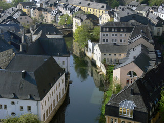 Blick auf die Stadt Luxembourg