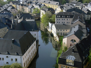 Fototapeta premium Blick auf die Stadt Luxembourg
