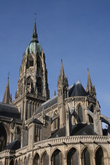 Fototapeta premium cathédrale notre-dame bayeux, 